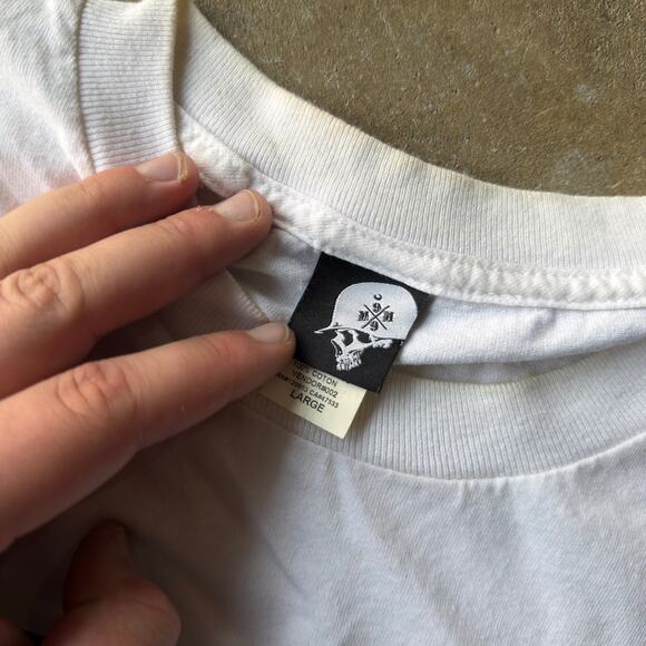 VTG 90S Y2K METAL MULISHA GUN UZI T-SHIRT GRUNG SKATE EMO PUNK MENS LARGE - Picture 5 of 6